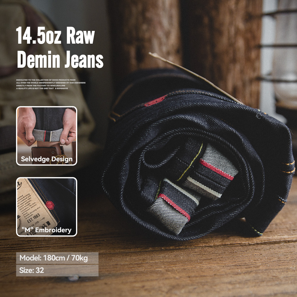 Levis Jeans 501 - Винтажные джинсы Maden с кромкой из