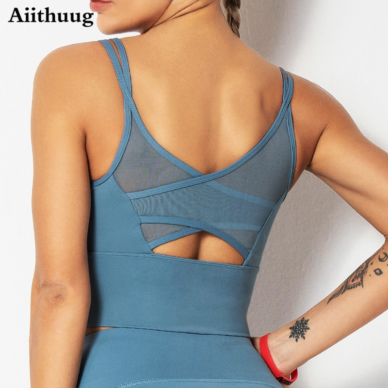 Sports Bra High Impact - Бюстгальтер для йоги Aiithuug, рубашки для