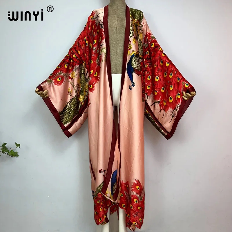 Robe Silk Women - WINYI 2026 Летний женский кардиган с