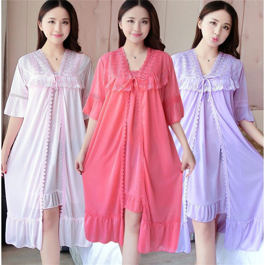 2024, сексуальная ночная рубаш – обзор и цена Robe Silk Women
