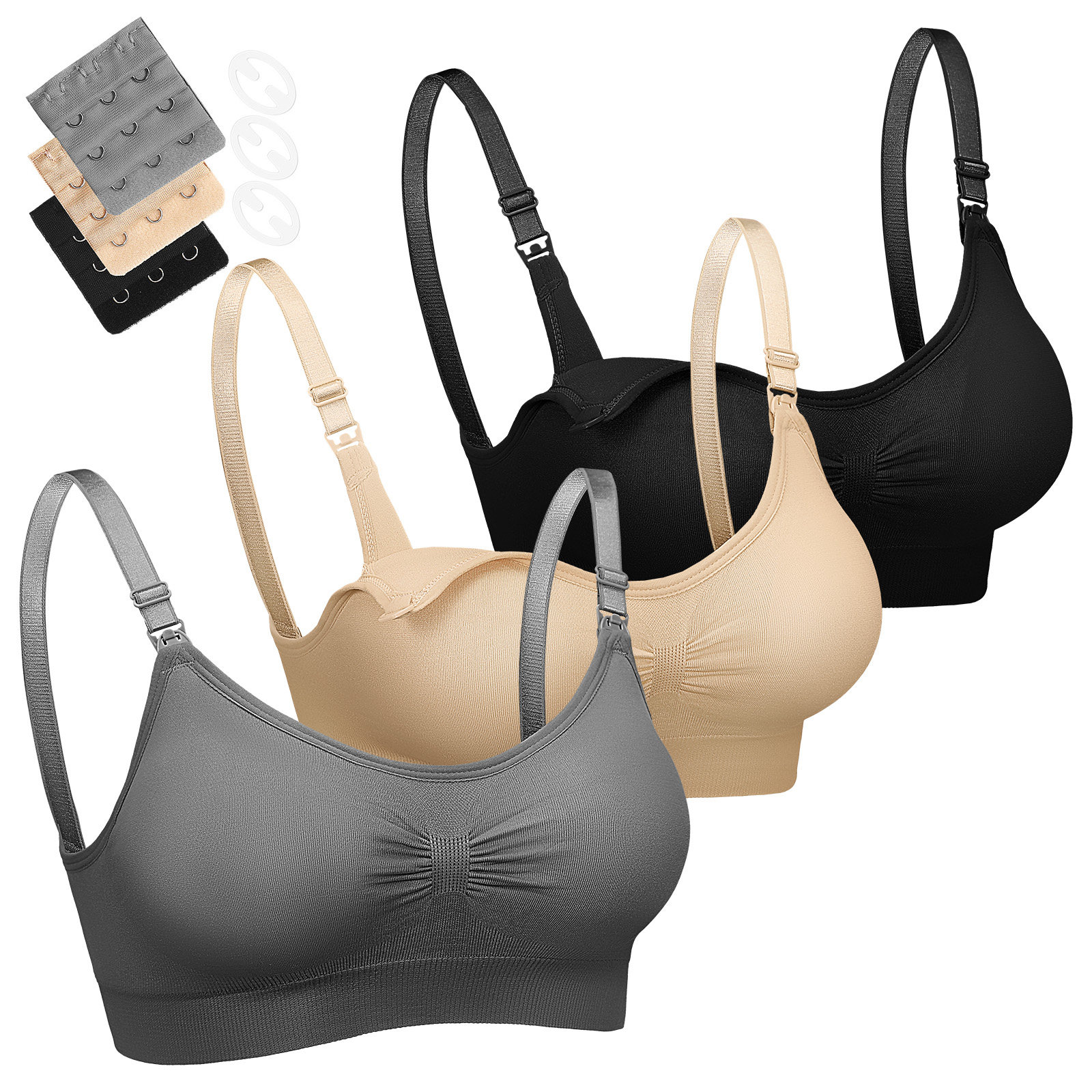 Комплект из 3 бюстгальтеров дл – обзор и цена Nursing Bra Sleep