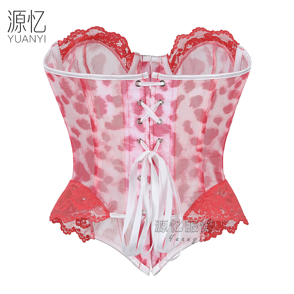 Корсетный топ с розовым леопар – обзор и цена Corset Waist Cinch