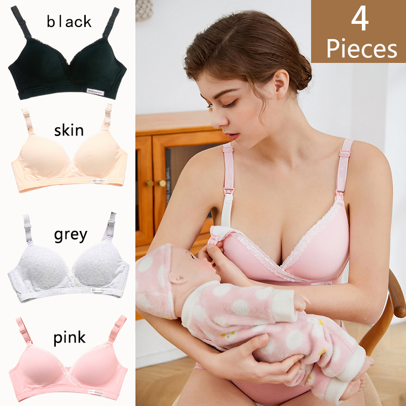 4 шт., хлопковые бюстгальтеры  – обзор и цена Nursing Bra Sleep